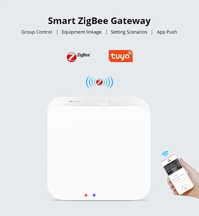 Tuya Zigbee 3.0 Gateway Hub Smart Home Wireless Bridge Smart Life APP dispositivo di automazione del telecomando funziona con Alexa Google
