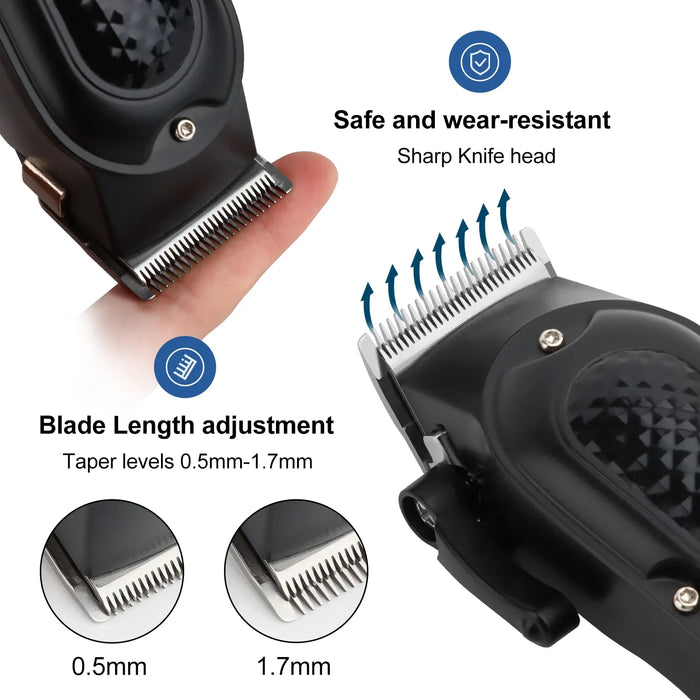 Hiena HYN-212 tagliacapelli elettrico UBS ricaricabile Cordless barba Trimmer uomo potente tagliacapelli elettrico strumento di taglio