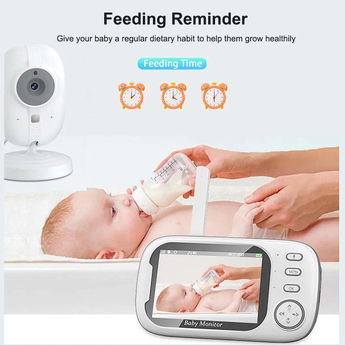 Baby Monitor con fotocamera LCD da 3,5 pollici Babysitter elettronico Audio bidirezionale Visione notturna Video Baby Nanny Radio Meglio di VB603
