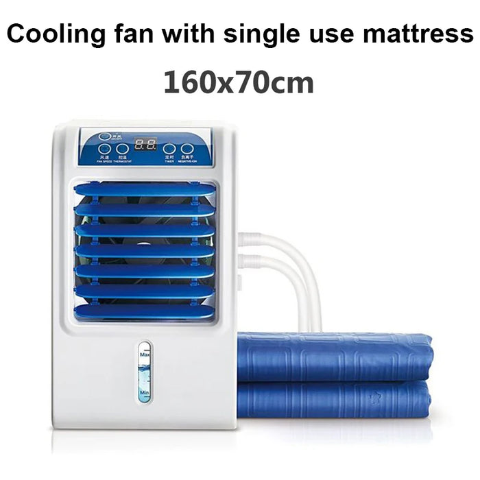Letto per circolazione dell'acqua Materassino per dormire ghiacciato Materasso per refrigerazione raffreddato ad acqua Ventola di raffreddamento Condizionatore Aria condizionata Dispositivo di raffreddamento EU US