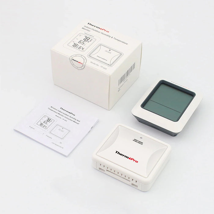 Stazione meteorologica igrometro termometro esterno digitale wireless ThermoPro TP60C 60M per la casa