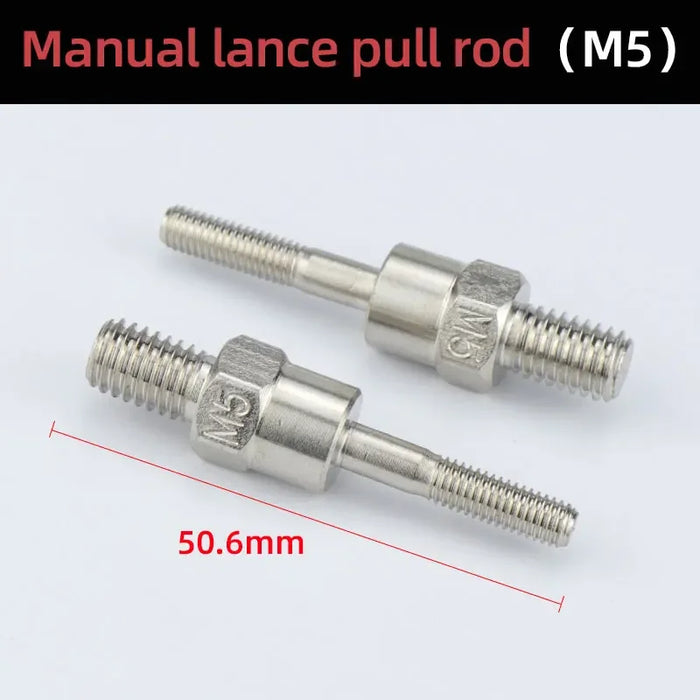 HIFESON Mano Rivetto Dado Pistola Parte Manuale Filettato Rivetto Testa Viti di Ricambio Tirare Asta Per BT-606 605 607 M3 M4 M5 M6 M8 M10 M12