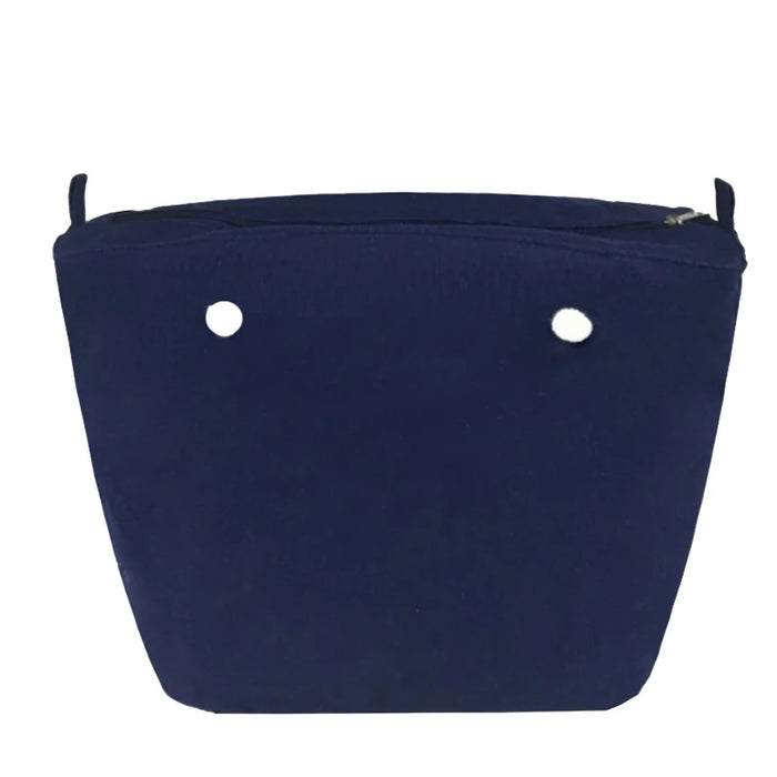 Nuovo formato classico Inserto impermeabile solido Fodera interna Inserto Tasca con cerniera per borsa Obag O Bag Accessori in silicone