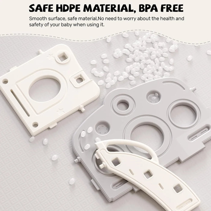 Scivolo per bambini, scivolo multifunzionale per bambini con box, spazio di archiviazione e gradini antiscivolo, pla per interni ed esterni (grigio bianco)