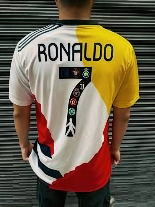 T-shirt stampata estiva 2025 Super cool Stampa 3D Design Away Ball Wear Sport Tempo libero Abbigliamento per il tempo libero Bello uniforme da calcio