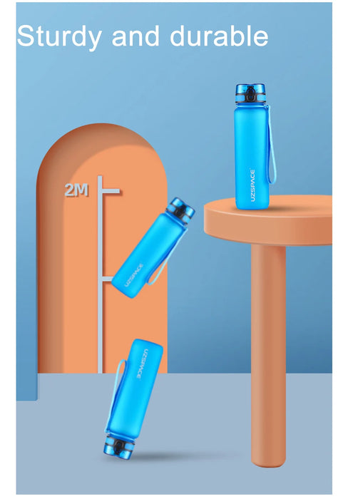 UZSPACE Borse acqua calda 500/1000ML Proteine Shaker Diretta Drink Outdoor Sport Tour Portatile A Perfetta Tenuta di Plastica Tritan La Mia Bottiglia BPA Libero