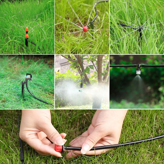 5M 4/7mm Tubo dell'acqua Giardino Micro Irrigazione a goccia 1/4 "Tubo morbido Irrigazione Tubo di irrigazione Giardinaggio Prato Sprinkler Irrigazione Strumento
