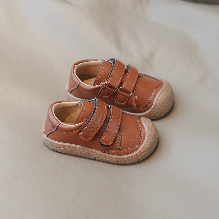 Primavera autunno neonate ragazzi scarpe Casual bambini Sneakers suola morbida antiscivolo neonato primi camminatori scarpe scarpe in pelle per bambini