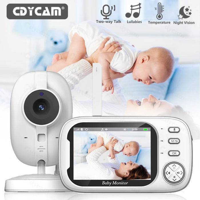 Baby Monitor con fotocamera LCD da 3,5 pollici Babysitter elettronico Audio bidirezionale Visione notturna Video Baby Nanny Radio Meglio di VB603