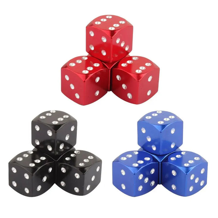4 Pz/lotto In Lega di Alluminio Auto-styling AUTO Dadi Tappi Valvola di Polvere Auto Moto Auto Elettriche Valvola Della Gomma Tappo di Polvere