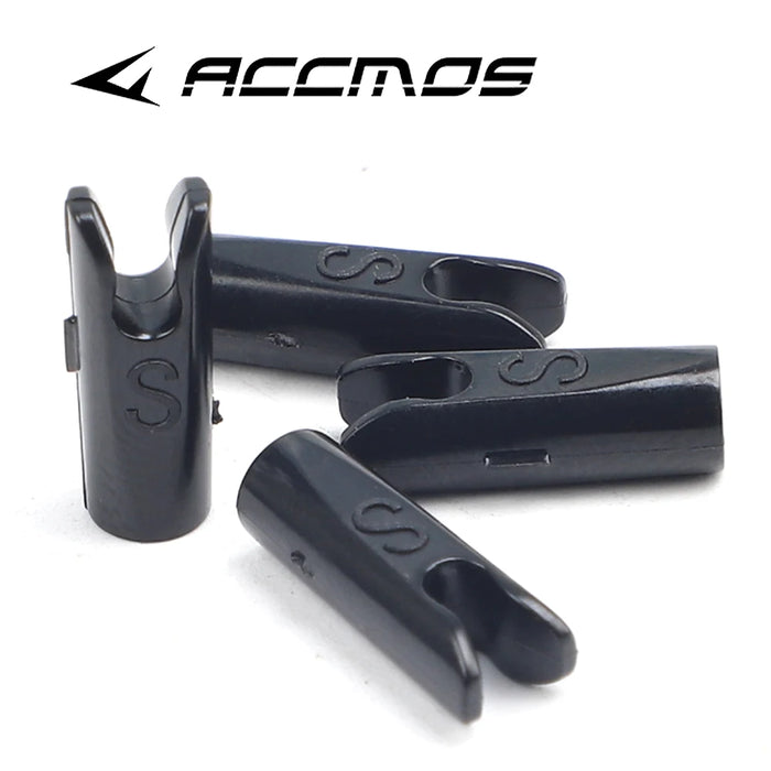 60 pz FAI DA TE In Plastica Freccia Spille Nocks Formato L E Taglia S Per ID4.2mm ID6.2mm 3.2mm Freccia Albero Tiro Con Arco accessorio