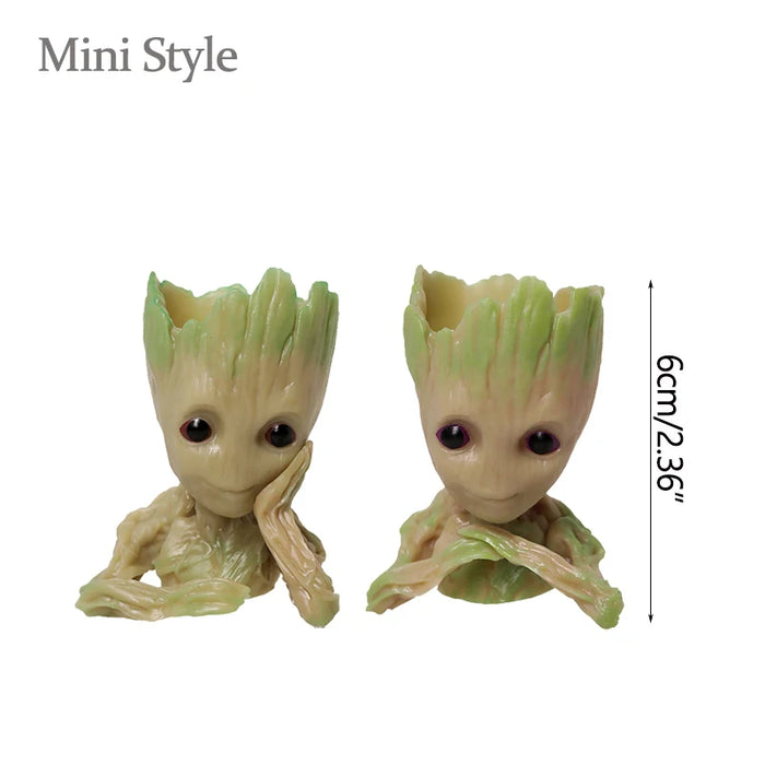 Decorazione della casa Artigianato Modello in miniatura Ufficio Desktop Display Cartoon Groot Figurine Artigianato Decor Albero Uomo Ornamento 5CM