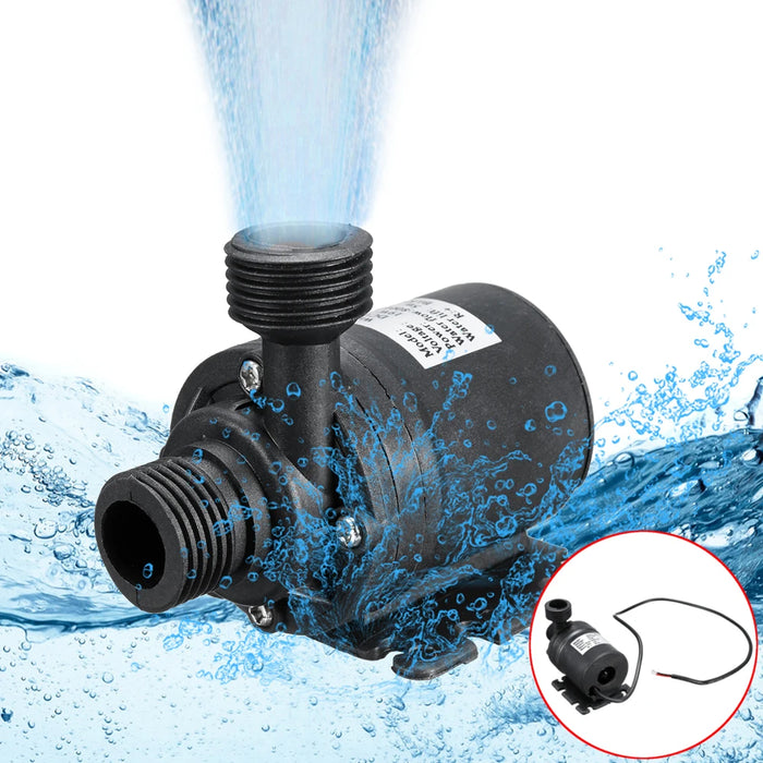 Pompa dell'acqua Ultra silenziosa Mini DC 12V 19W 800L/H motore Brushless sommergibile pompa dell'acqua dell'acquario fontana dello stagno per il giardino del serbatoio di pesce