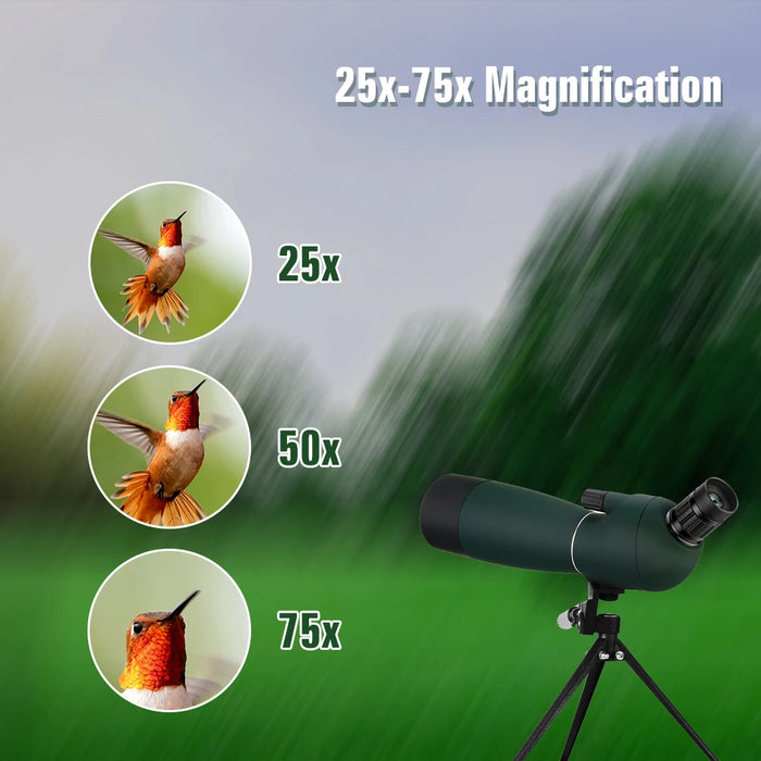 Svbony SV28 Cannocchiale 50/60/70/80mm Zoom potente con treppiede impermeabile, attrezzatura da campeggio, tiro al bersaglio, osservazione degli uccelli