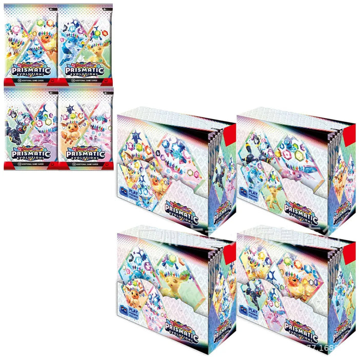 360 pezzi Pokemon Card Evoluzioni prismatiche Flames di ossidiana PALDEAN FATES Surging Sparks Scheda di traduzione di battaglia booster inglese