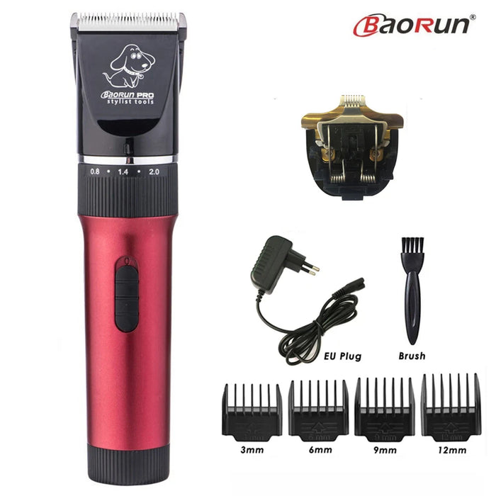 BaoRun P6 Tagliacapelli professionale per cani Ricaricabile Pet Cat Grooming Clipper Rasoio Taglierine elettriche a basso rumore Macchina per taglio di capelli