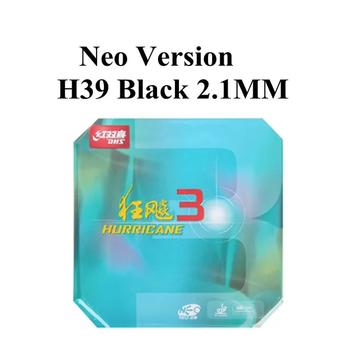 DHS NEO Hurricane 3 (Loop+Control) Pips-In Gomma da ping pong (ping-pong) con spugna 2,15 mm 2,2 mm