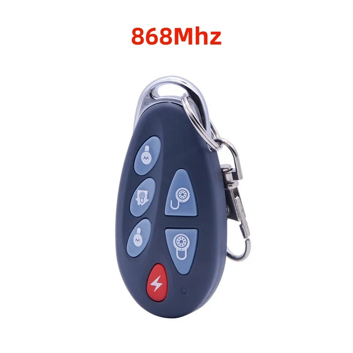 Focus 433 Mhz o 868 Mhz PB-403R Braccio di controllo remoto Disinserimento Braccio domestico SOS 6 Funzione chiave Allarme wireless Portachiavi remoto
