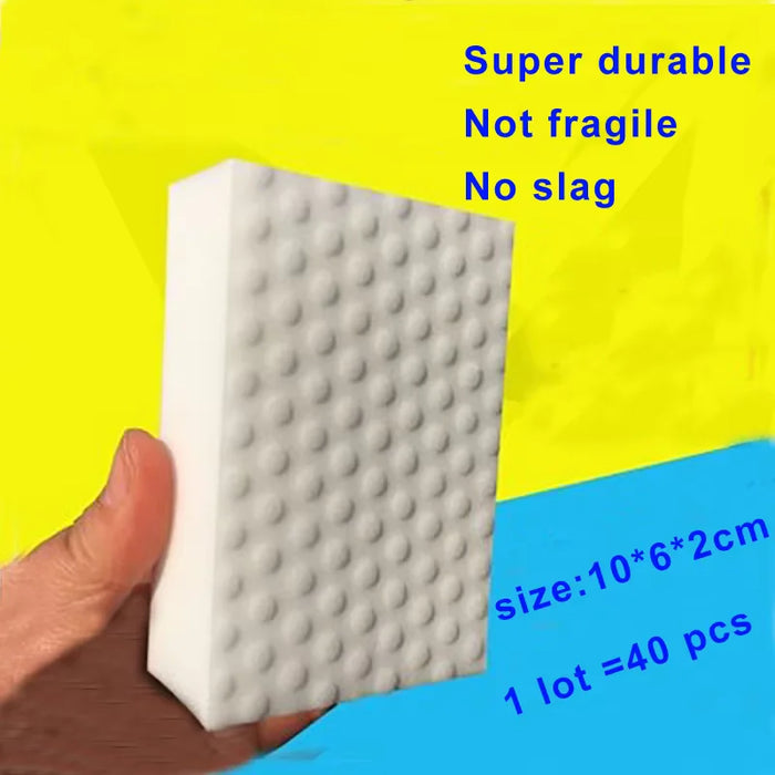 20/40/100 pz spugna compressa magica gomma detergente accessorio da cucina strumento melamina spugna lavastoviglie spazzola pulizia