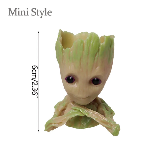 Decorazione della casa Artigianato Modello in miniatura Ufficio Desktop Display Cartoon Groot Figurine Artigianato Decor Albero Uomo Ornamento 5CM