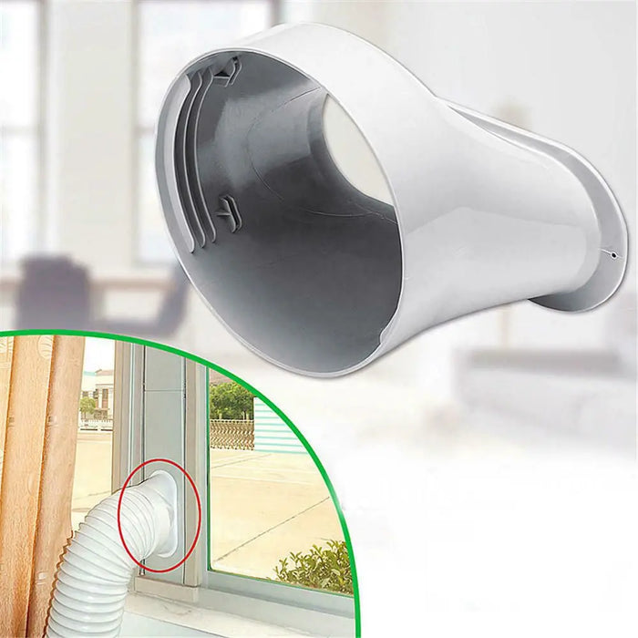 Il più nuovo Kit per finestre portatili piastra di scorrimento adattatore regolabile scudo antivento tubo di scarico connettore tubo accessori per condizionatori d'aria