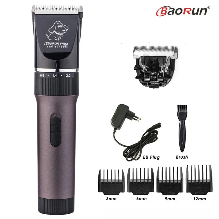 BaoRun P6 Tagliacapelli professionale per cani Ricaricabile Pet Cat Grooming Clipper Rasoio Taglierine elettriche a basso rumore Macchina per taglio di capelli