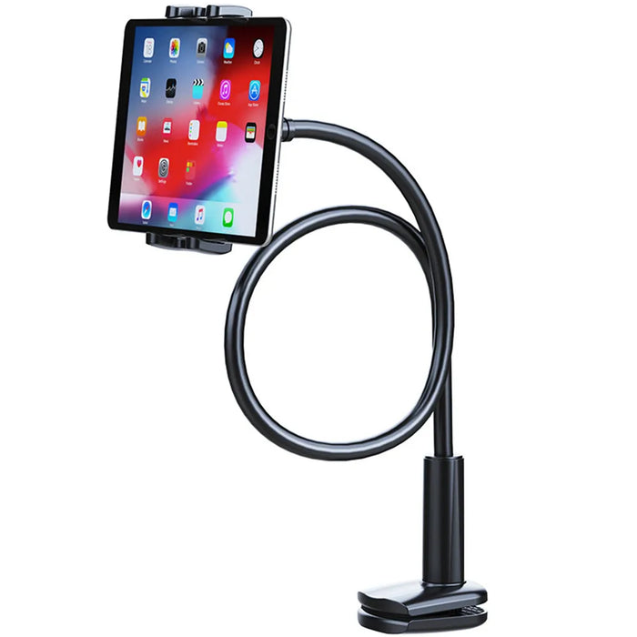 Supporto flessibile per tablet con braccio lungo per scrivania da letto Supporto per tablet per telefono da 5-11 '' per Xiaomi Huawei Samsung Teclast Supporto per linguetta per iPad