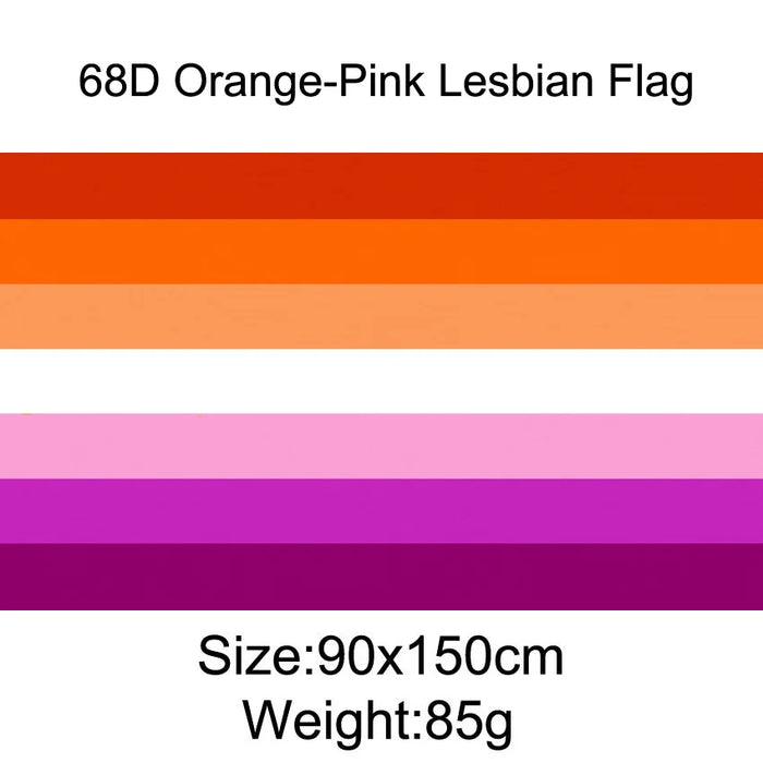 johnin 90x150 cm Bandiera panessuale omnisexuale dell'orgoglio LGBT
