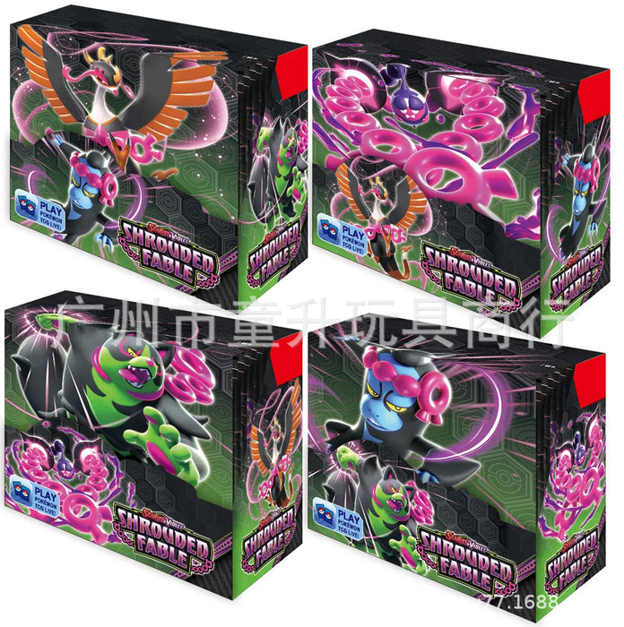 360 pezzi Pokemon Card Evoluzioni prismatiche Flames di ossidiana PALDEAN FATES Surging Sparks Scheda di traduzione di battaglia booster inglese