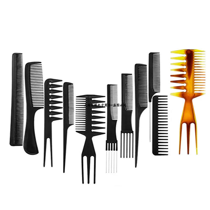 Nuovi arrivi uomo donna salone di bellezza styling dei capelli parrucchiere spazzola di plastica nera pettini strumenti di modellazione spazzola per capelli antistatica