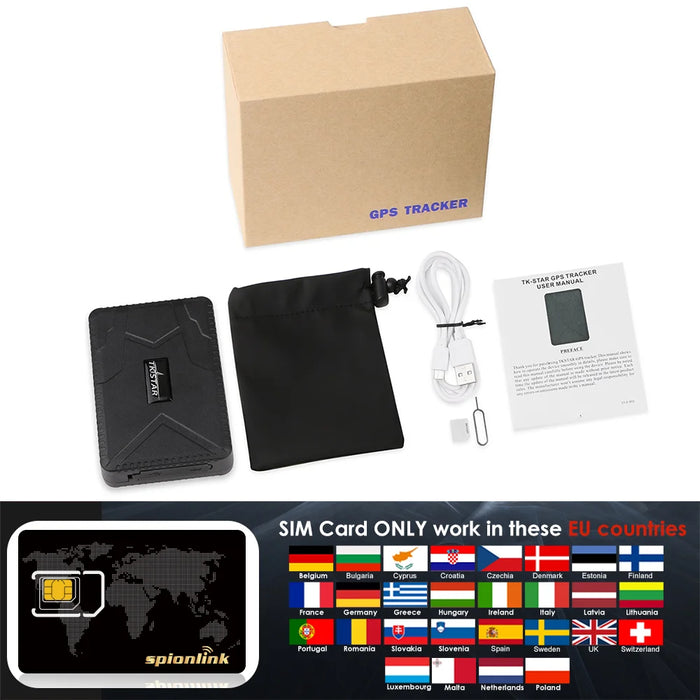 Localizzatore GPS per auto TK915 Localizzatore GPS 10000mAh Magnete Impermeabile IP65 Localizzatore GPS per auto Avviso antimanomissione APP gratuita a vita PK TKSTAR TK905