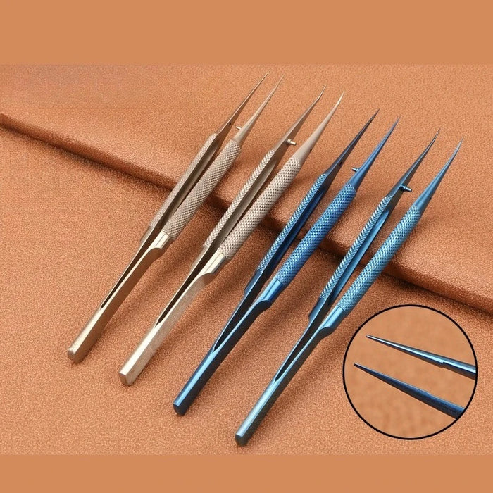 Pinzette industriali professionali in lega di titanio di precisione da 0,15 mm per strumento di manutenzione delle impronte digitali per la riparazione del filo di rame della scheda madre