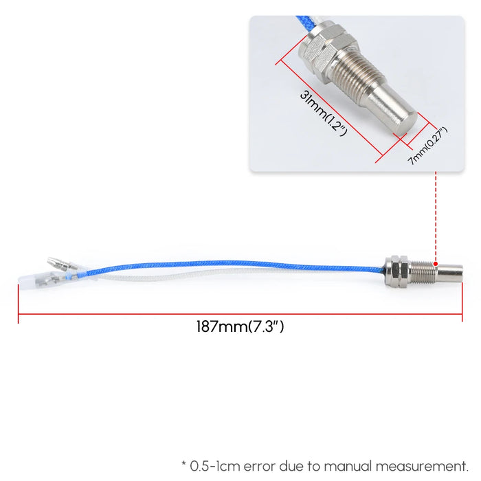 LZONE - Temperatura dell'acqua Sensore temperatura olio mittente temperatura sensore temperatura Manometro automatico Sensore contatore auto Unità mittente 1/8 NPT 1/8"