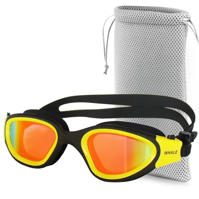 Lenti professionali per protezione UV antiappannamento per adulti Uomo Donna Occhialini da nuoto Occhiali da nuoto in silicone regolabili impermeabili in piscina