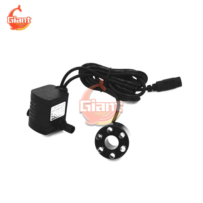 DC5.5-12V 3W pompa ad acqua sommergibile luci a LED colorate pompa per fontana da giardino piscine stagno prato Decor