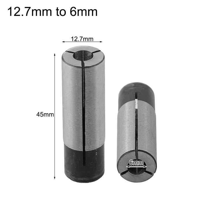 1/2 "1/4" 1/8 "Pinza Adattatore Gambo Riduttore Bit Mandrino CNC Router 4/6/8/10mm Per Mandrini Macchina Per Incidere