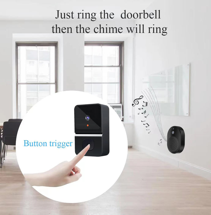 Campanello wireless intelligente Campanello di benvenuto per la casa Campanello per porta intelligente remoto impermeabile da 300 m Spina UE UK US opzionale