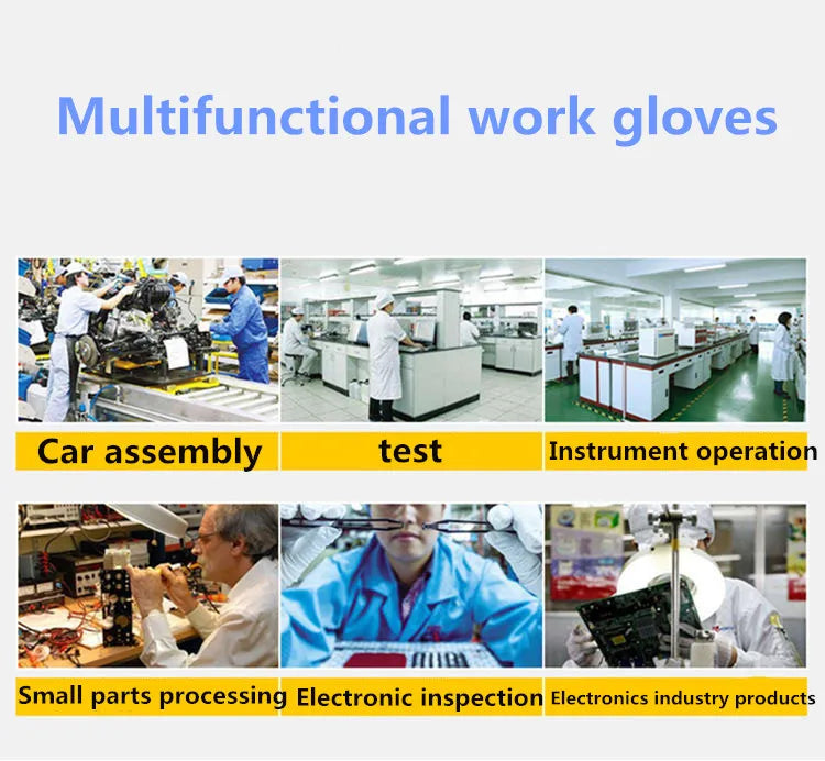 10/20 paia di guanti in poliuretano senza Logo guanti da lavoro di sicurezza guanti di riparazione guanti rivestiti con palmo forniture per riparatori da carpentiere
