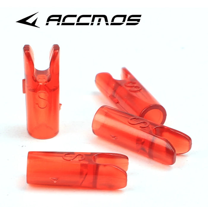 60 pz FAI DA TE In Plastica Freccia Spille Nocks Formato L E Taglia S Per ID4.2mm ID6.2mm 3.2mm Freccia Albero Tiro Con Arco accessorio