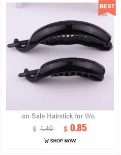 2021 accessori per capelli estivi Clip per capelli a Banana per signora ambientale Abs denti granchio per capelli Twist Hair Pin per ragazze 2 pezzi