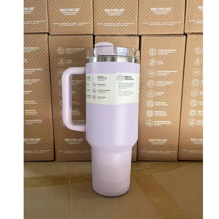 NUOVA tazza Disney da 40 once Stitch in acciaio inossidabile portatile di grande capacità tazza d'acqua da viaggio bottiglia d'acqua tazze Kawaii regali