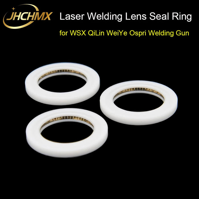JHCHMX fibra Laser saldatura a mano lente ottica protettiva guarnizione anello a molla per saldatura 18*2 20*2/3/4mm 1064nm per WSX QiLin HanWei