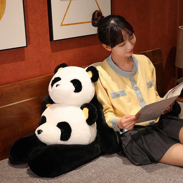 60 cm-120 cm Panda gigante giocattoli di peluche morbido cuscino per dormire cartone animato animale orso farcito bambola classica per bambini compleanno regali di Natale