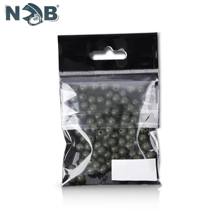 NGB 100 pz 5/6/7/8 MILLIMETRI Perline Da Pesca Alimentatore Gancio di Pesca Componenti Carpa Esca Gabbia Tappi Perline Alla Carpa attrezzatura da pesca