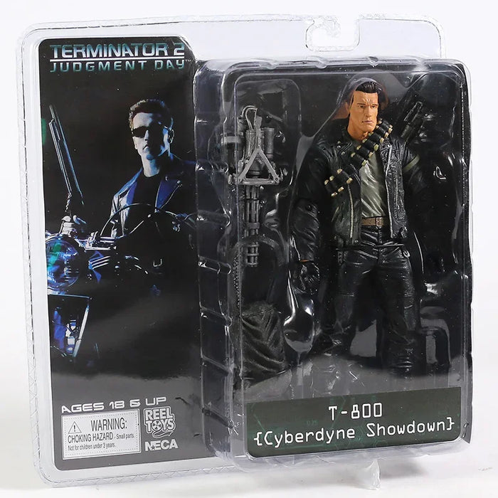 NECA Terminator 2: Giornata del Giudice T-800 Arnold Schwarzenegger Action PVC Figure da collezione Model Toy 7" 18 cm