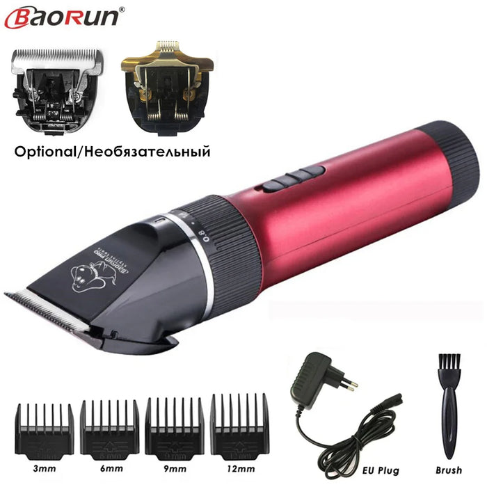 BaoRun P6 Tagliacapelli professionale per cani Ricaricabile Pet Cat Grooming Clipper Rasoio Taglierine elettriche a basso rumore Macchina per taglio di capelli