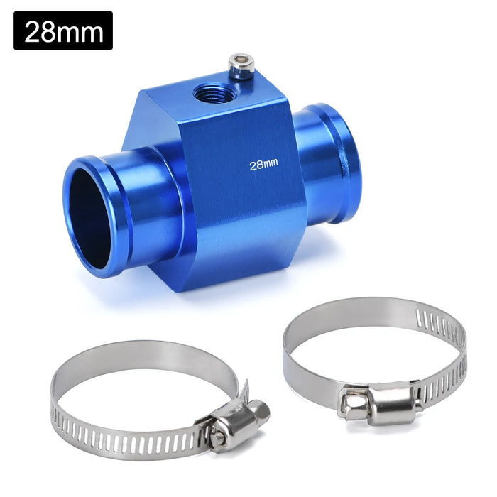 1Pc di Acqua Sensore di Temperatura Temp Tubo Comune Gauge Radiatore Tubo Adattatore Formato 28mm / 30mm / 32mm / 34mm / 36mm / 38mm / 40 millimetri