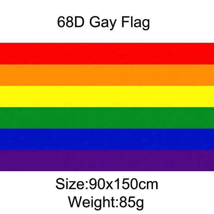 johnin 90x150 cm Bandiera panessuale omnisexuale dell'orgoglio LGBT