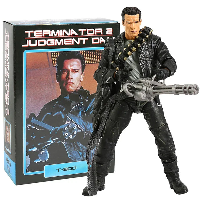 NECA Terminator 2: Giornata del Giudice T-800 Arnold Schwarzenegger Action PVC Figure da collezione Model Toy 7" 18 cm