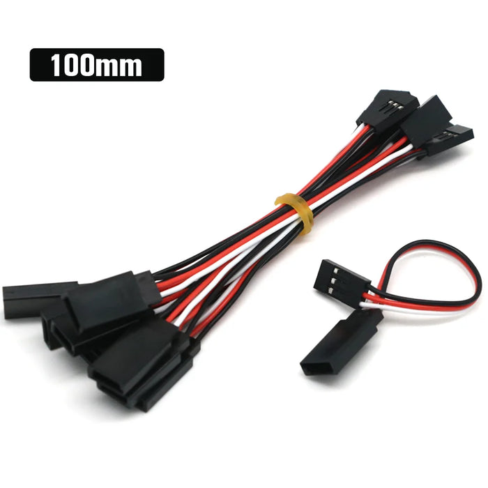 10 pz/lotto 10cm 15CM 30CM 50CM 100CM cavo di prolunga Servo RC cavo 150mm cavo JR all'ingrosso